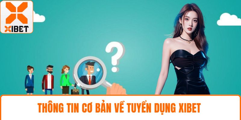 Thông tin cơ bản về tuyển dụng XIBET
